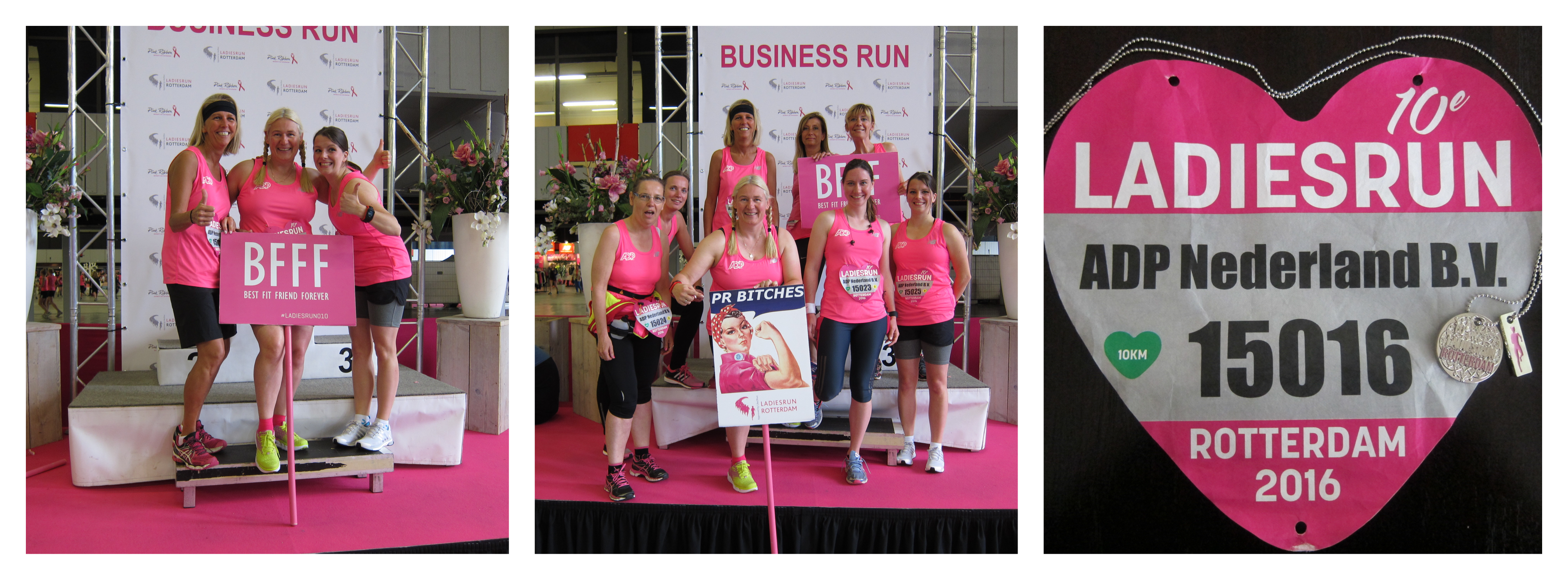 Ladiesrun Rotterdam met ADP