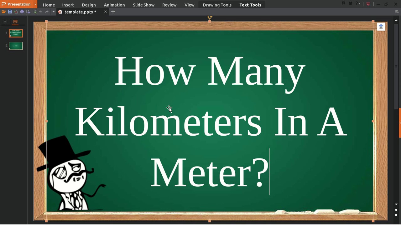 Hoe lang is een kilometer?