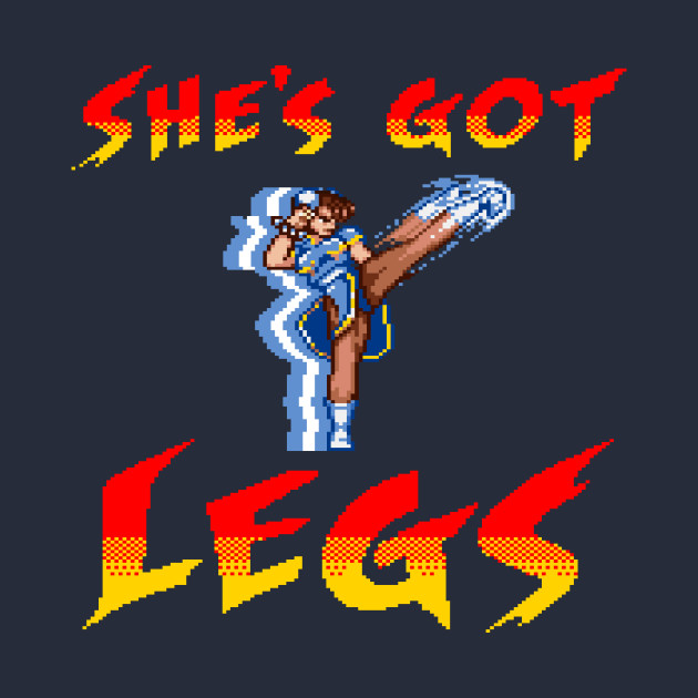 She got legs