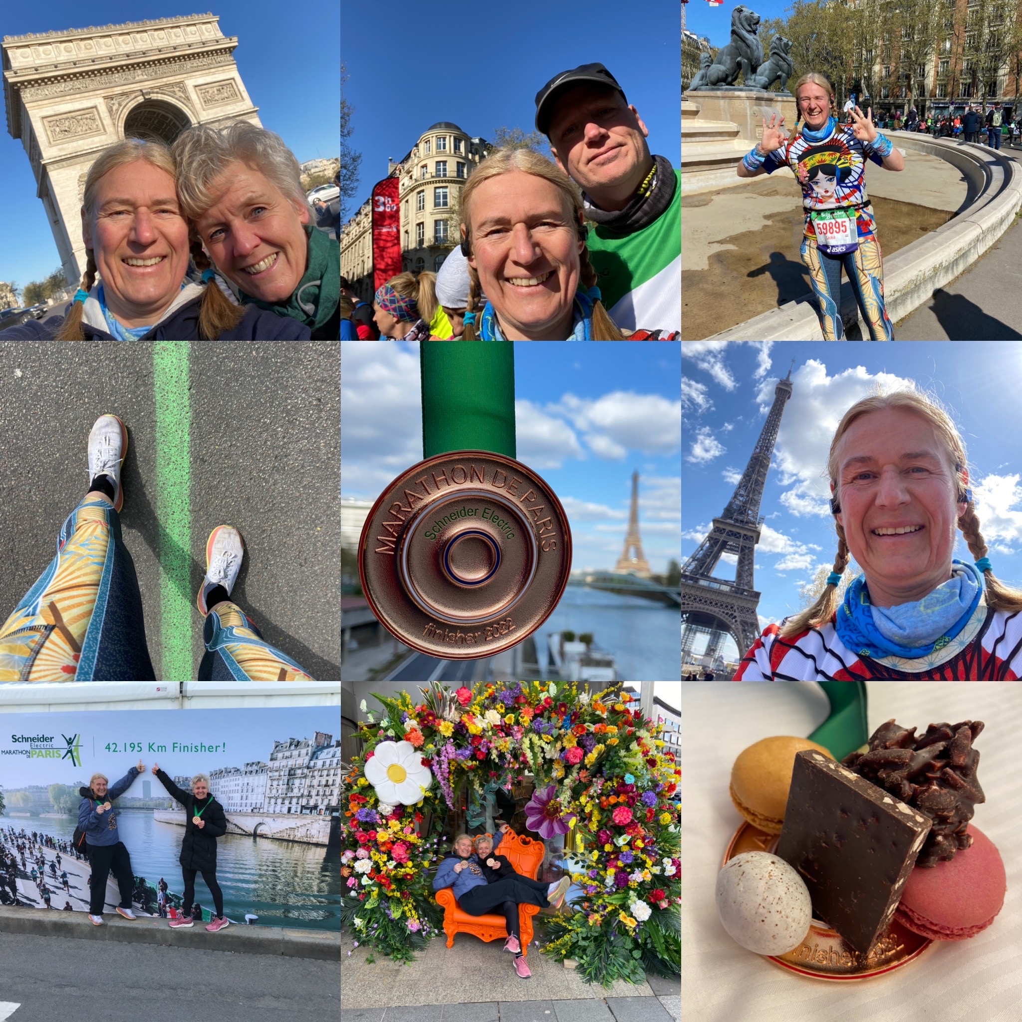 Marathon de Paris: iets met een Eiffeltoren